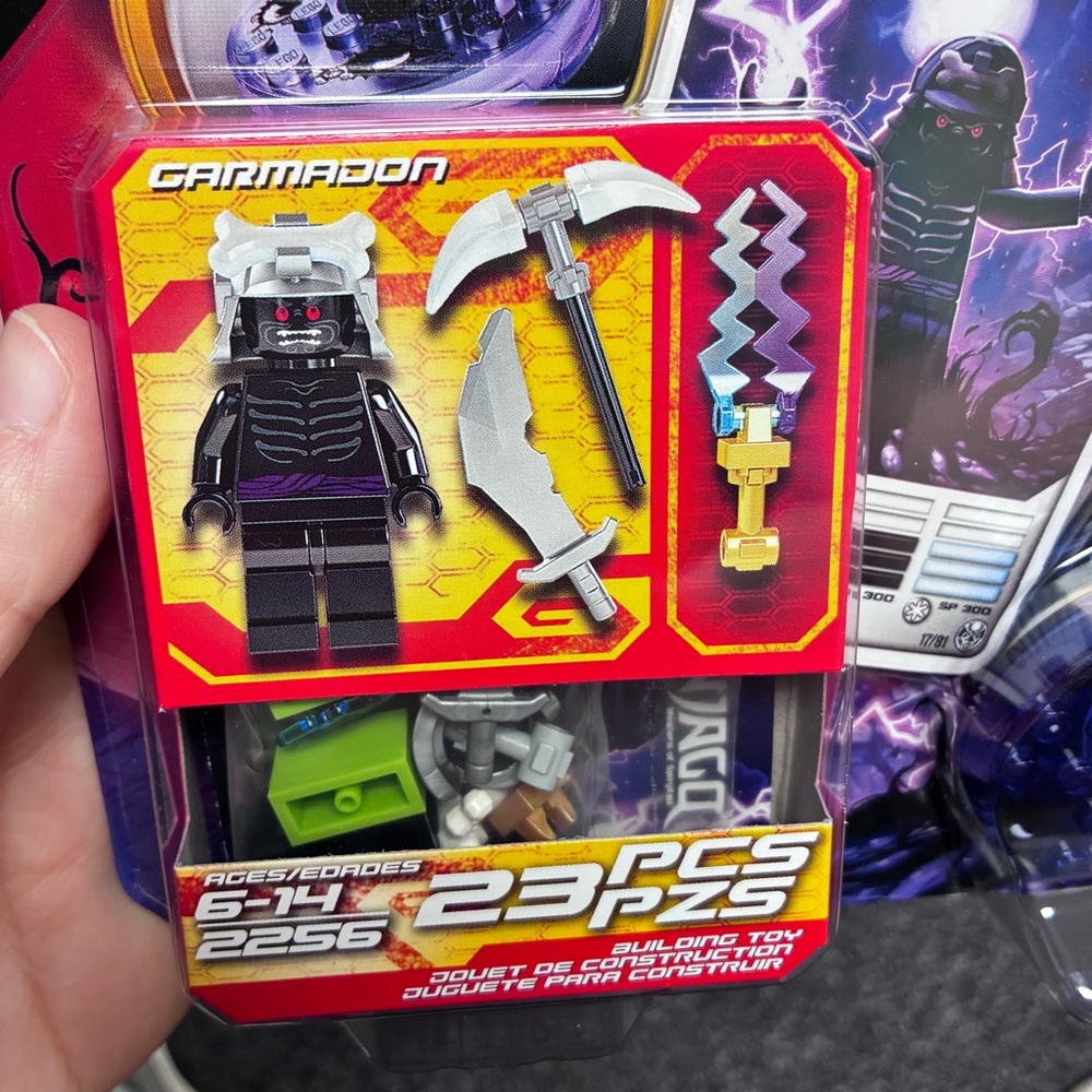 Lego Ninjago Garmadon masters of spinjitzu Spinner Cards NIB 2256 vintage new - Picture 6 of 6